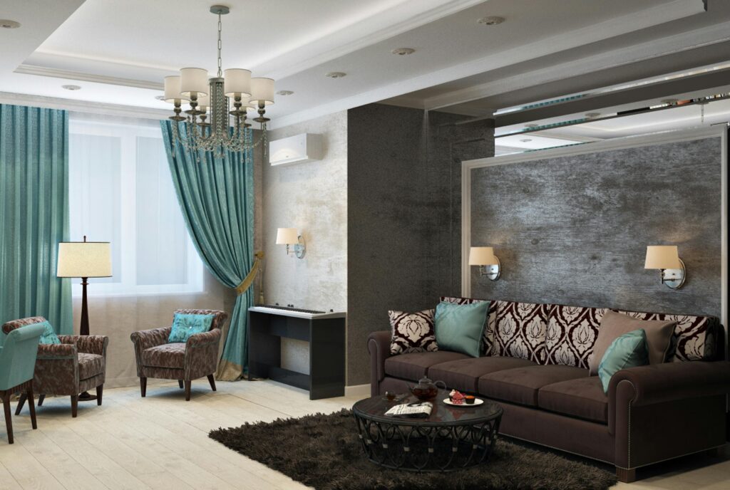 pexels-photo-1648776-1648776 Luxurious modern living room with chandelier, sofa, armchairs, and stylish decor.